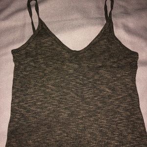 BROWN SCOOP TANK TOP SIZE SMALL